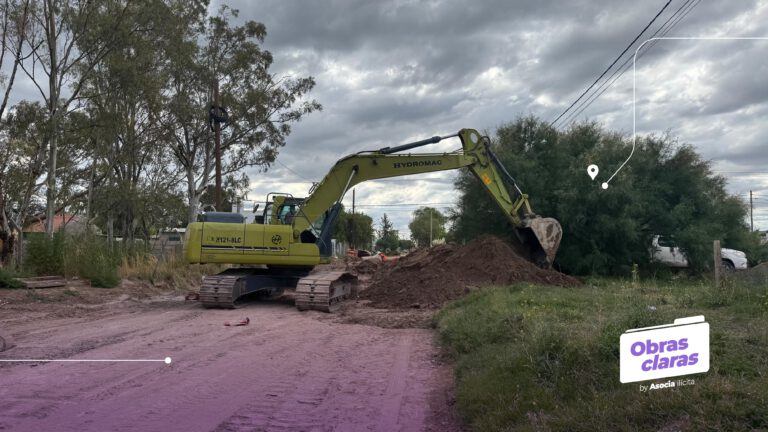 Arrancaron 3 de las 13 obras hidráulicas que se harán con la sobretasa a las empresas del Polo Petroquímico y las Cerealeras